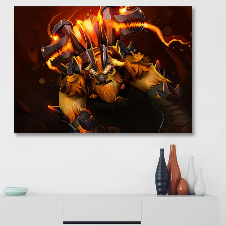 تابلو شاسی گالری استاربوی طرح Earth Shaker مدل Dota 2 کد 037