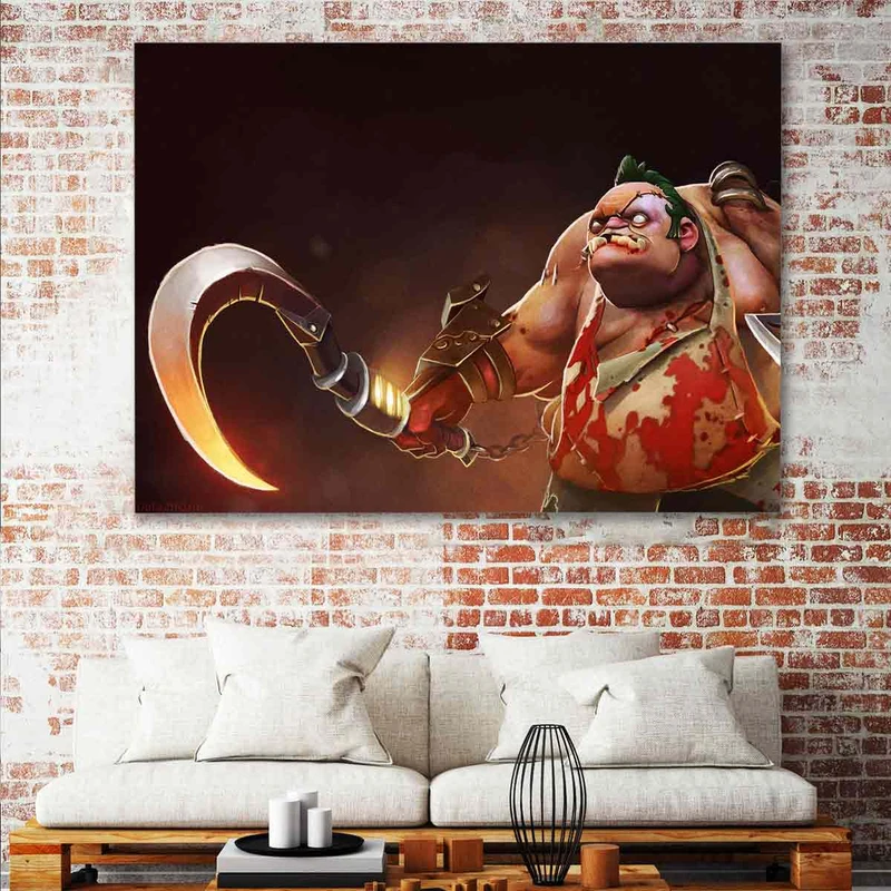 تابلو شاسی گالری استاربوی طرح Pudge مدل Dota 2 کد 019
