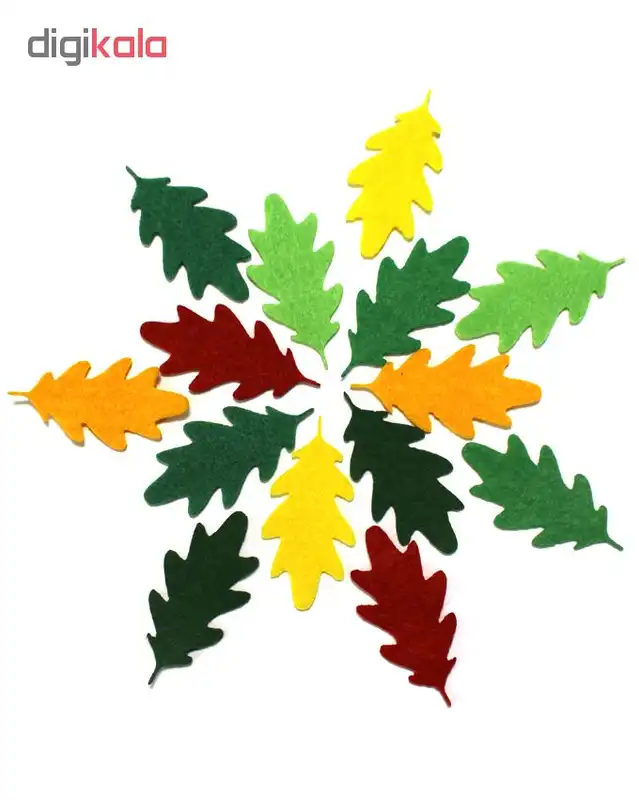 الگو نمد آرما نمد طرح برگ سوزنی 7 سانتی متری مدل NBS7