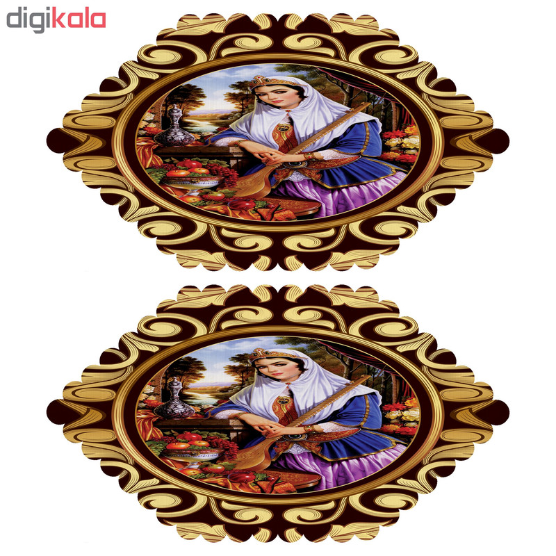 ست رومیزی 2 تکه مدل T5-42150