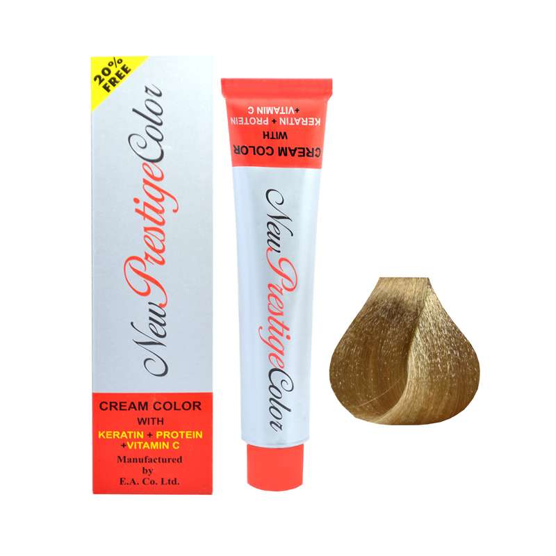 رنگ مو نیو پرستیژ کالر سری Natural شماره 8 حجم 120 میلی لیتر رنگ بلوند روشن