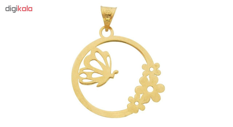 آویز گردنبند طرح پروانه مدل G10