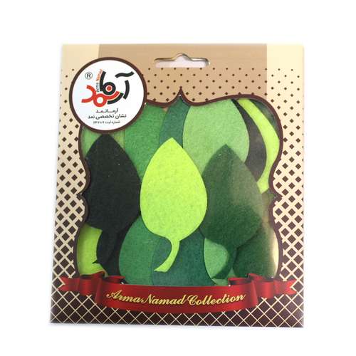 الگو نمد آرما نمد طرح برگ صنوبر 7 سانتی متری مدل NBSE7