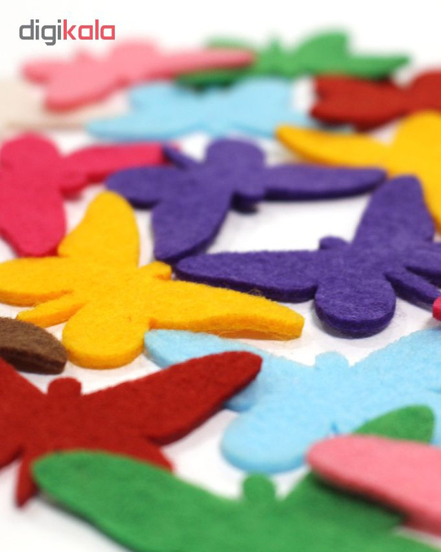 الگو نمد آرما نمد طرح پروانه 3.5 سانتی مدل NHP3