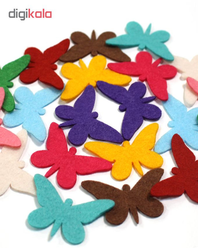 الگو نمد آرما نمد طرح پروانه 3.5 سانتی مدل NHP3