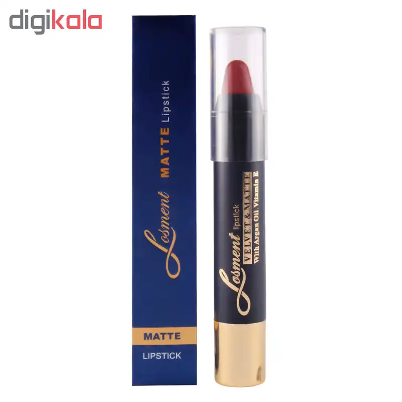 رژلب مدادی مات لوسمنت حاوی روغن آرگان مدل Matt شماره L607