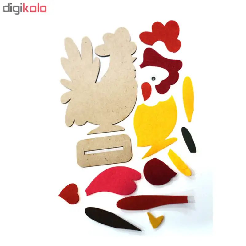 الگو نمد آرما نمد طرح خروس مدل NHKH