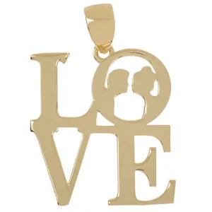 آویز گردنبند طرح Love مدل M 2323