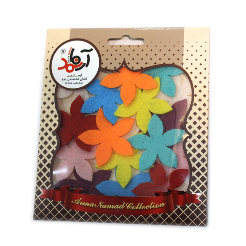 الگو نمد آرما نمد طرح گل لیلیوم 4.5 سانتی مدل NGLL4