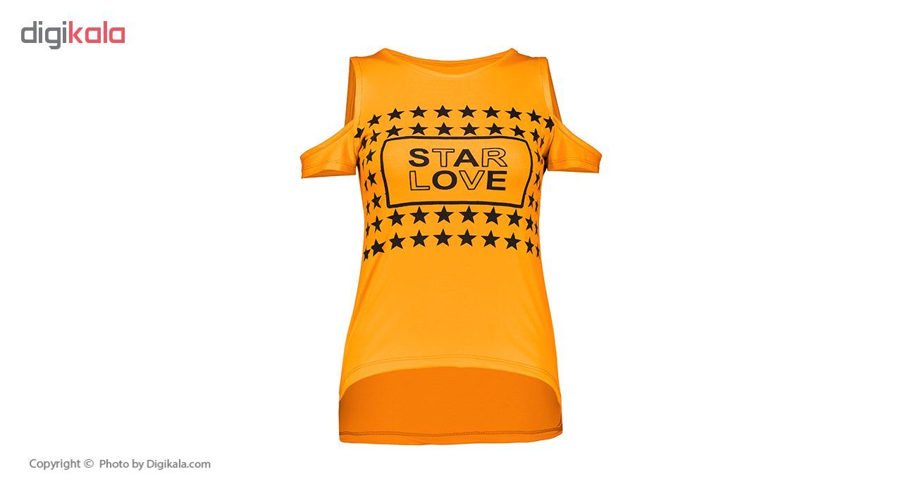 ست تی شرت و شلوار ورزشی زنانه مدل Star-ِD-BR - - 55