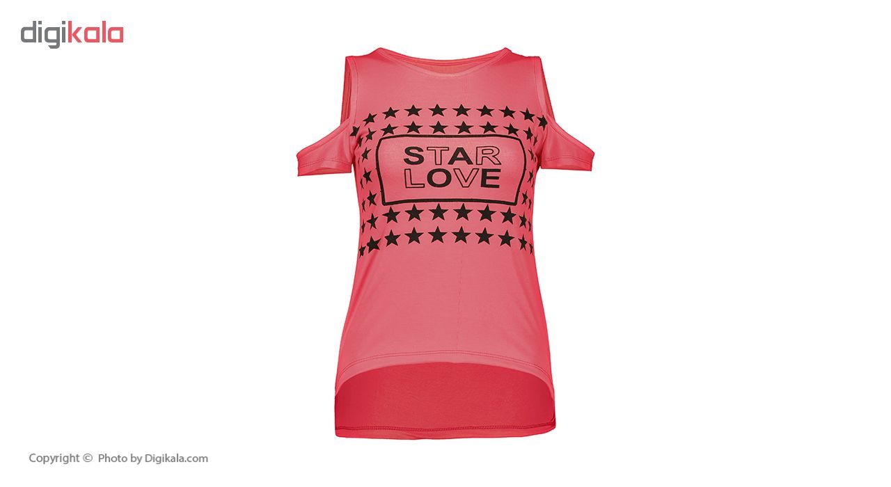 ست تی شرت و شلوار ورزشی زنانه مدل Star-ِD-BR - - 63