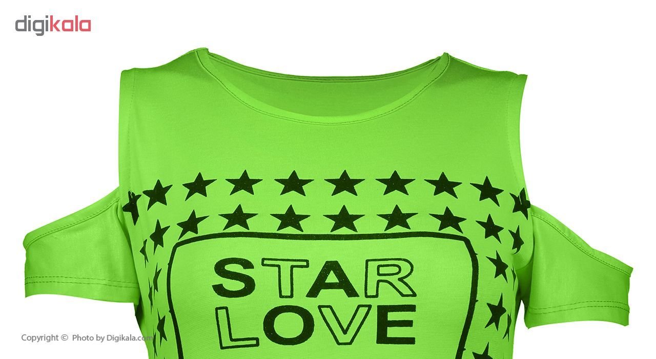 ست تی شرت و شلوار ورزشی زنانه مدل Star-ِD-BR - - 82