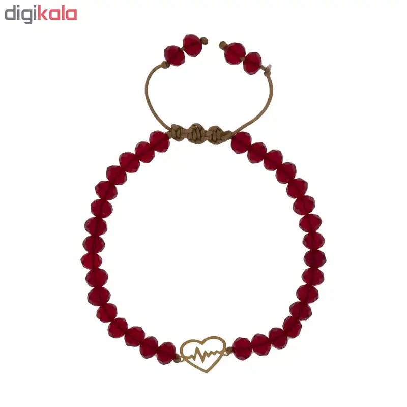 دستبند طلا 18 عیار زنانه طرح ضربان مدل 3221