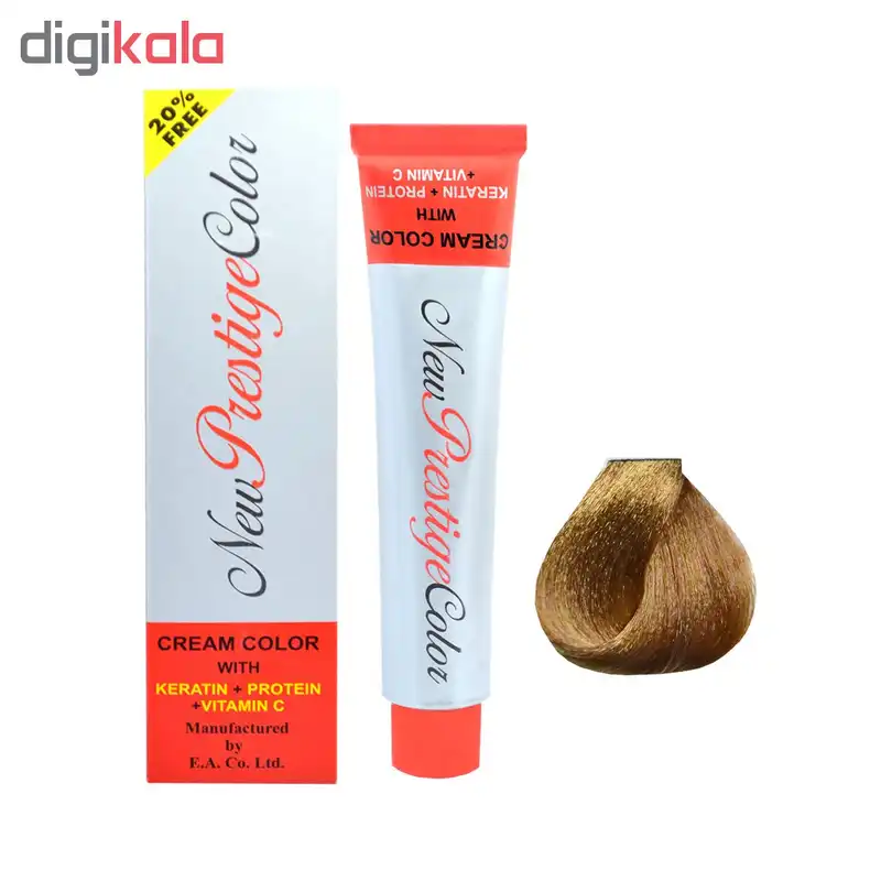 رنگ مو نیو پرستیژ کالر شماره 9.5 حجم 120میلی لیتر رنگ بلوند طلایی روشن