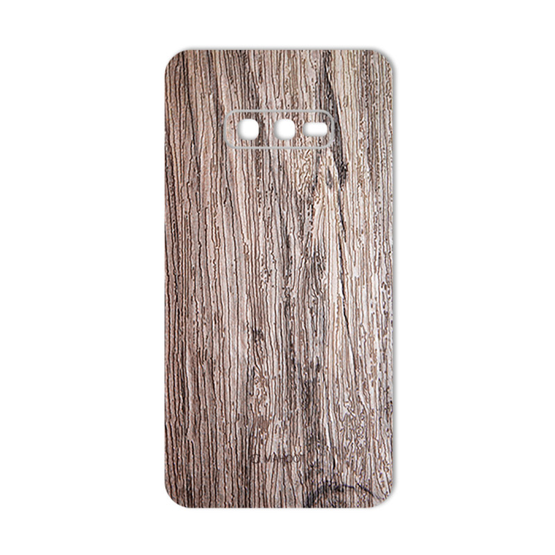 برچسب پوششی ماهوت طرح Walnut-Texture مناسب برای گوشی سامسونگ Galaxy S10e