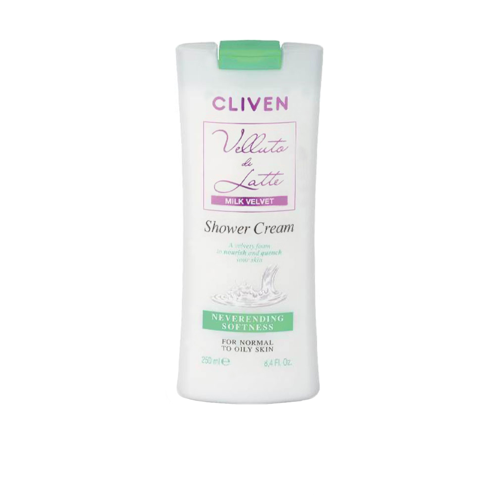 کرم شستشو بدن کلیون مدل MILK VELVET حجم 250 میلی لیتر