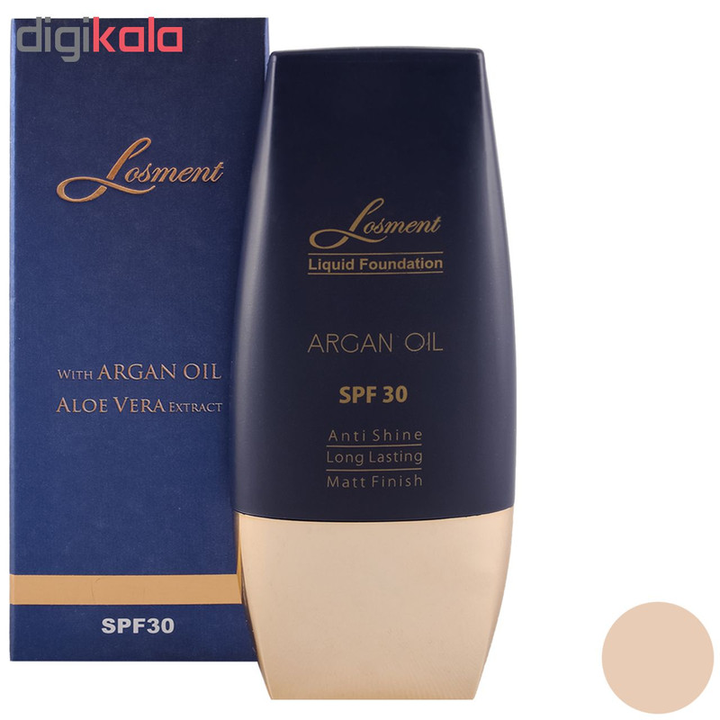 کرم پودر لوسمنت SPF30 حاوی روغن آرگان و آلوئه ورا شماره L222 حجم 30 میلی لیتر کرم پودر لوسمنت SPF30 حاوی روغن آرگان و آلوئه ورا شماره L222 حجم 30 میلی لیتر