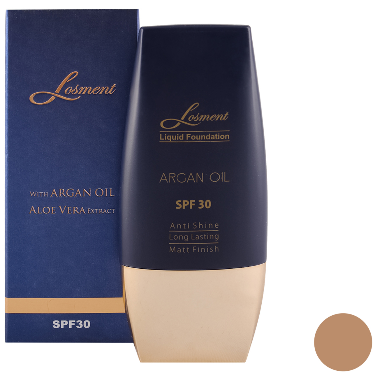 کرم پودر لوسمنت SPF30 حاوی روغن آرگان و آلوئه ورا شماره L226 حجم 30 میلی لیتر 