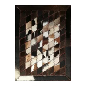 کلاژ فرش پوست و چرم کمالی مدل AD-00262