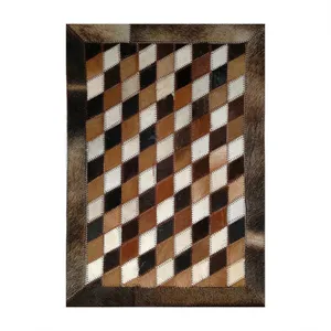 کلاژ فرش پوست و چرم کمالی مدل AD-00265