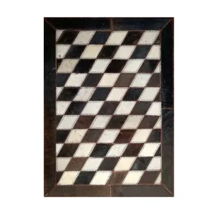 کلاژ فرش پوست و چرم کمالی مدل AD-00266