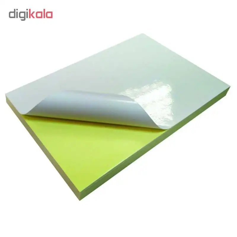 کاغذ A4 پشت چسبدار گلاسه کد110 بسته 10 عددی