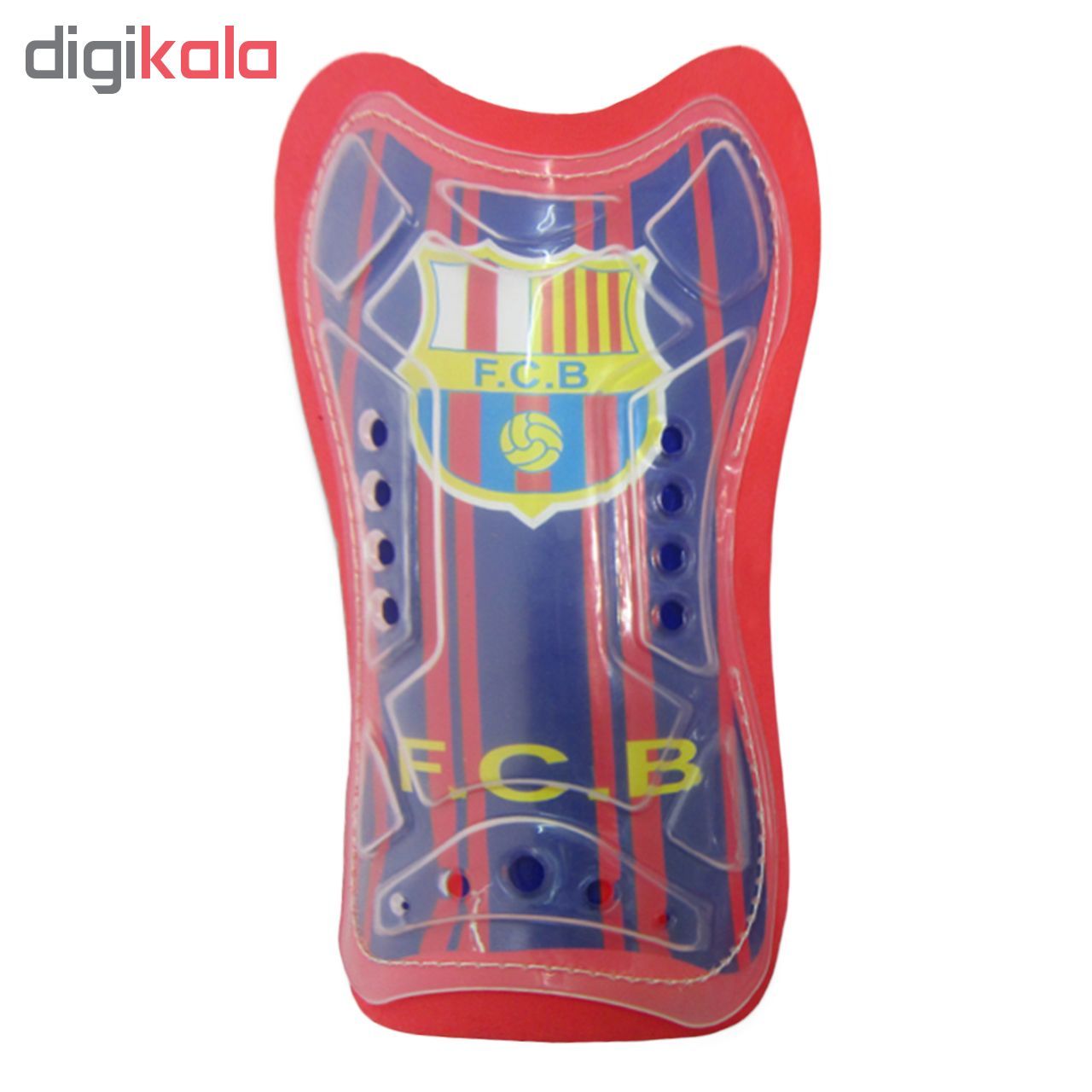 ساق بند فوتبال طرح بارسلونا مدل SG096 بسته 2 عددی