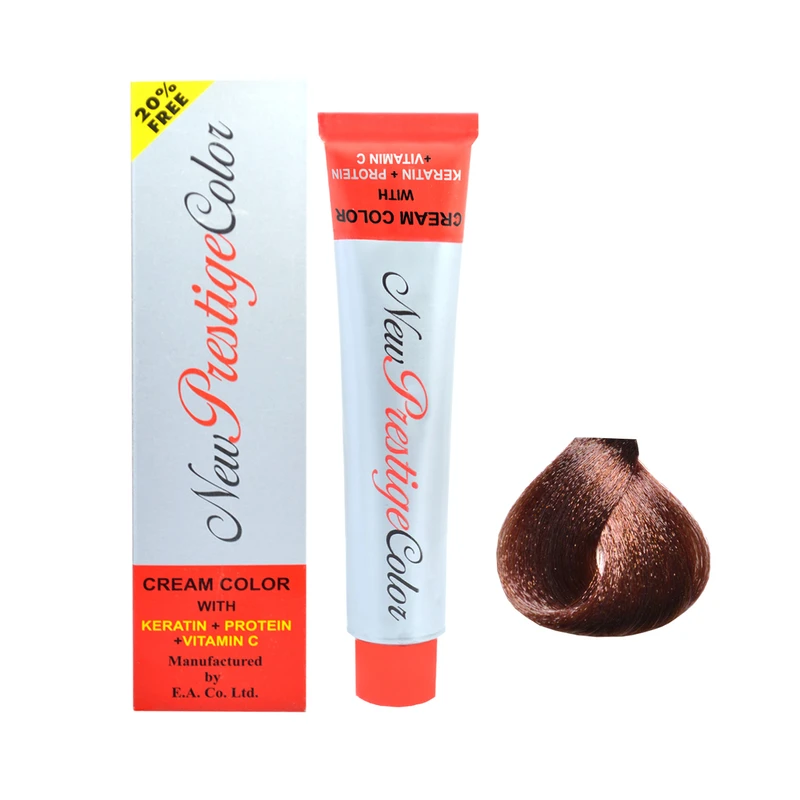 رنگ موی نیو پرستیژ کالر شماره So.6 حجم 120 میلی لیتر رنگ برنز