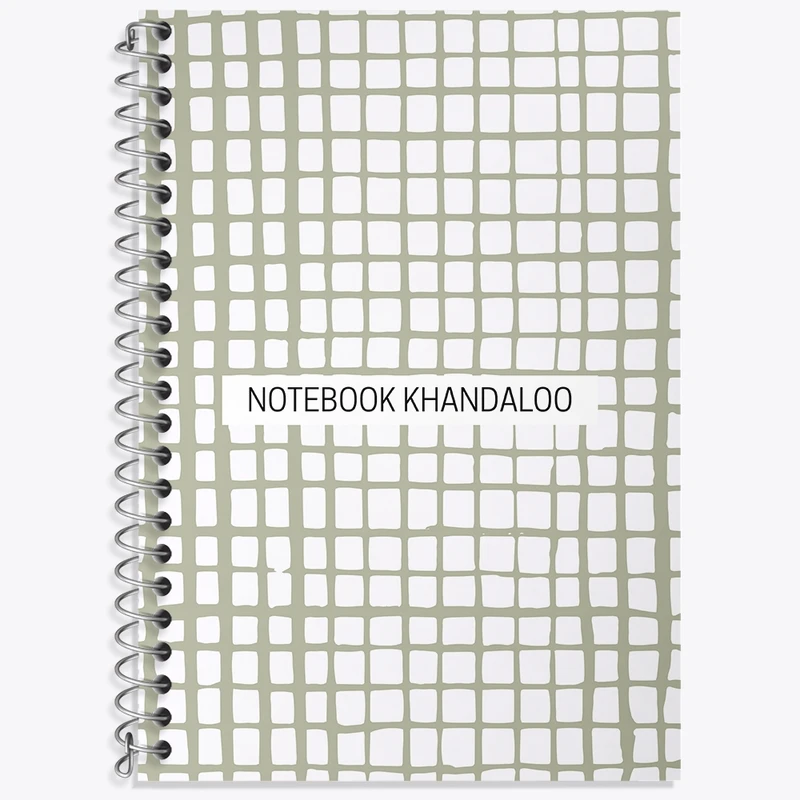 دفتر زبان 50 برگ خندالو مدل سه خط طرح فانتزی کد N1047