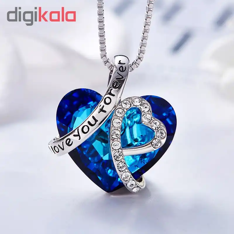 گردنبند نقره زنانه شهر جواهر مدل SJ-CN020