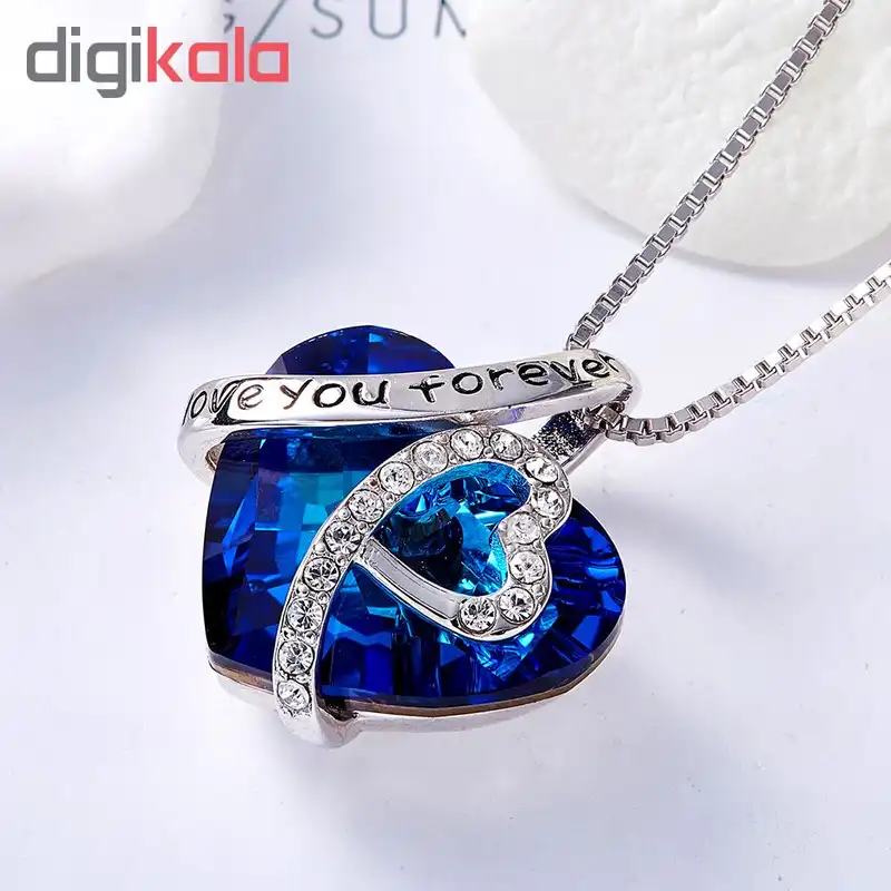 گردنبند نقره زنانه شهر جواهر مدل SJ-CN020