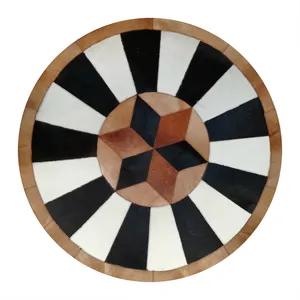 کلاژ فرش پوست و چرم کمالی مدل AD-00284