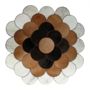 کلاژ فرش پوست و چرم کمالی مدل AD-00294