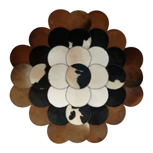 کلاژ فرش پوست و چرم کمالی مدل AD-00296