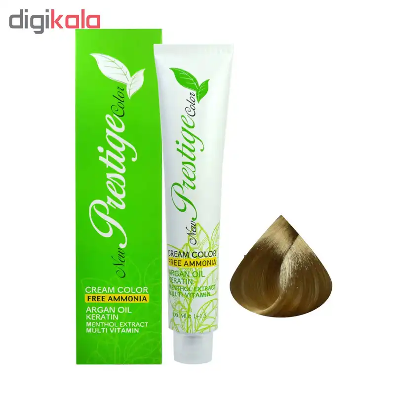 رنگ مو بدون آمونیاک نیو پرستیژ کالر شماره 7 حجم 100 میلی لیتر رنگ بلوند