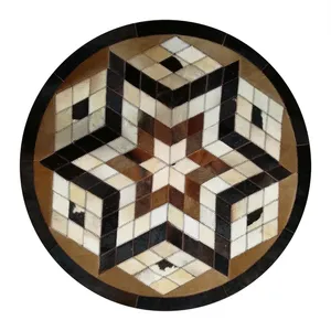 کلاژ فرش پوست و چرم کمالی مدل AD-00315