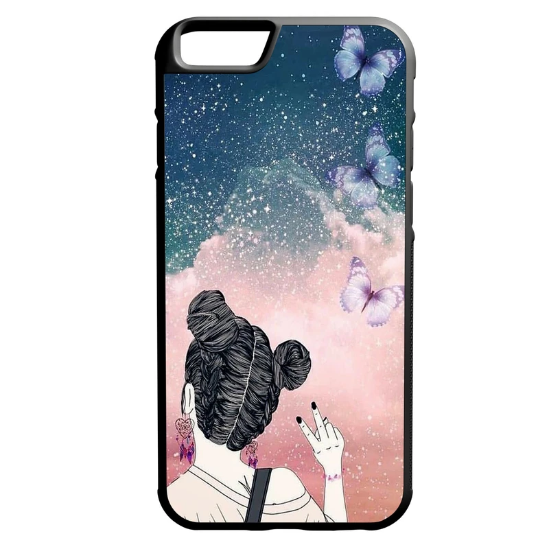 کاور طرح دخترانه کد 10080 مناسب برای گوشی موبایل اپل iphone 6 plus/6s plus