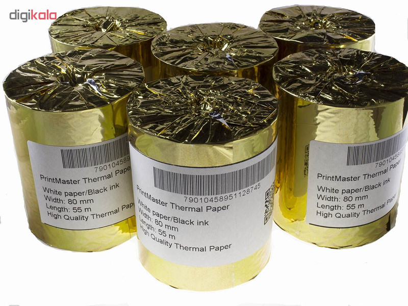 کاغذ مخصوص پرینتر حرارتی پرینت مستر مدل OKM7901 بسته 6 عددی 1
