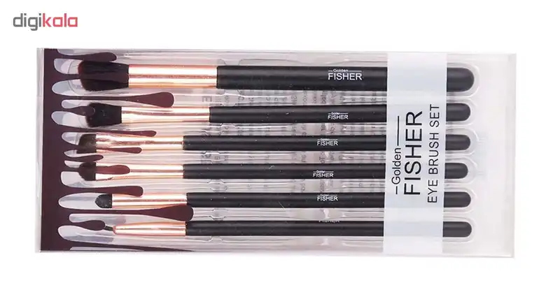 ست برس آرایش گلدن فیشر کد 21022 مجموعه 6 عددی