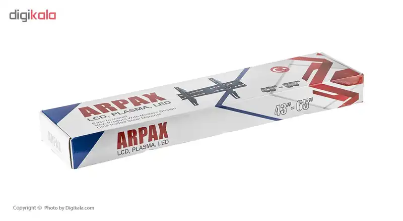 پایه دیواری ارپاکس مدل T4 مناسب برای تلویزیون 43 تا 65 اینچ