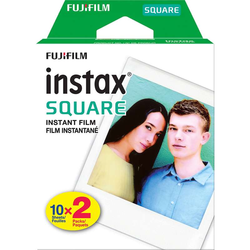 کاغذ عکس فوجی فیلم مدل Instax Square بسته 20 عددی کاغذ عکس فوجی فیلم مدل Instax Square بسته 20 عددی