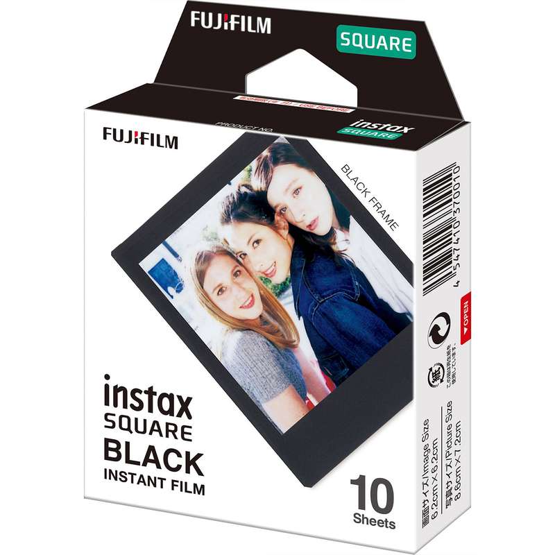 کاغذ عکس فوجی فیلم مدل Instax Square Black بسته 10عددی کاغذ عکس فوجی فیلم مدل Instax Square Black بسته 10عددی