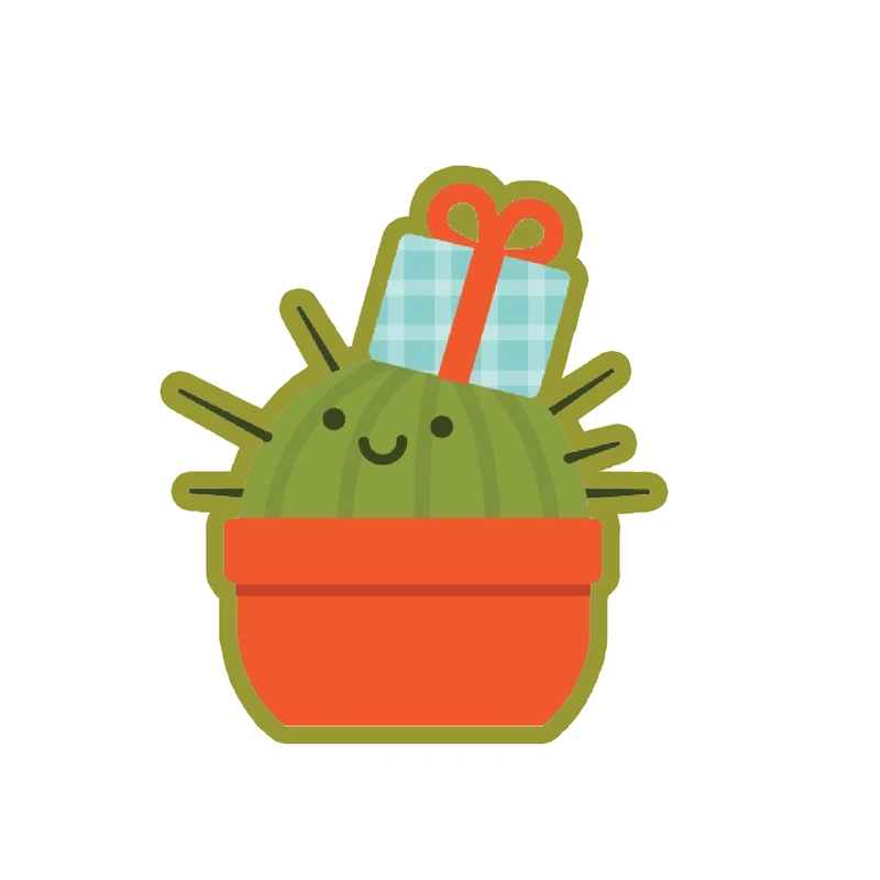 استیکر تزئینی موبایل طرح کاکتوس کد 129 