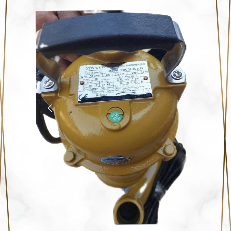 پمپ لجن کش استریم مدل SWQD6-16-0.75