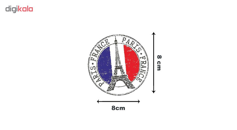 استیکر لپ تاپ طرح Paris کد 02