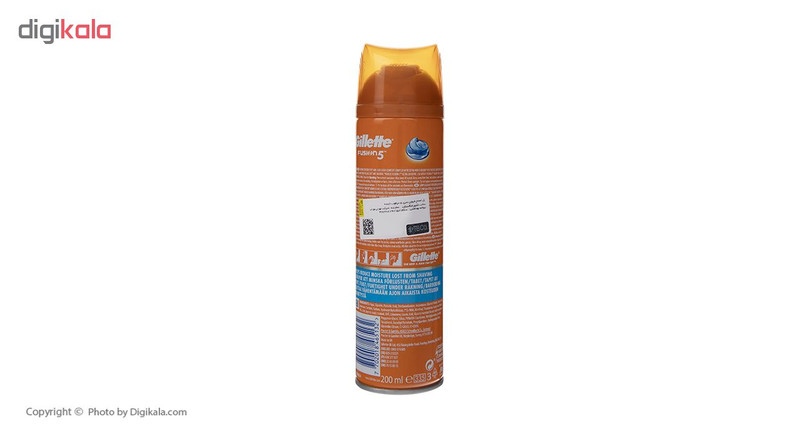 ژل اصلاح ژیلت مدل Fusion 5 حجم 200 میلی لیتر