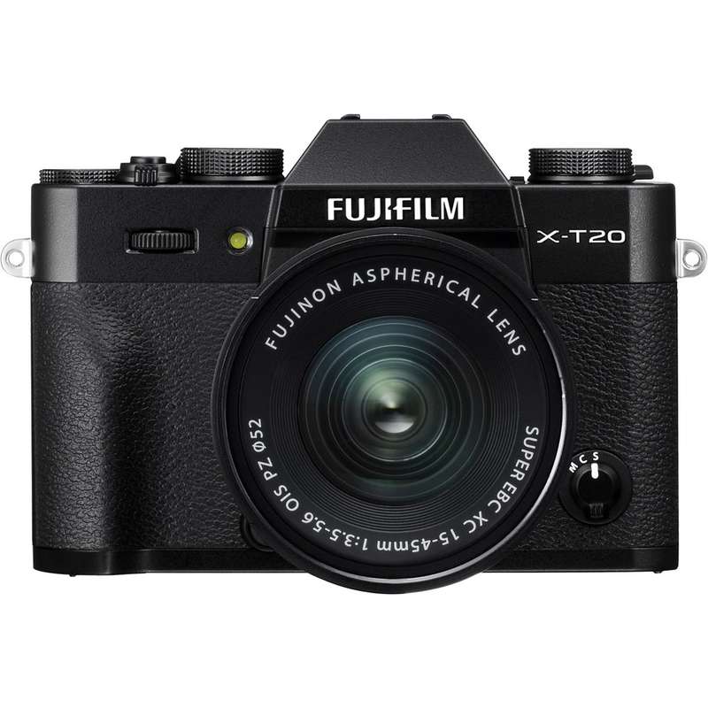 دوربین دیجیتال بدون آینه عکاسی فوجی فیلم مدل X-T20 همرا با لنز XC 15-45mm دوربین دیجیتال بدون آینه عکاسی فوجی فیلم مدل X-T20 همرا با لنز XC 15-45mm