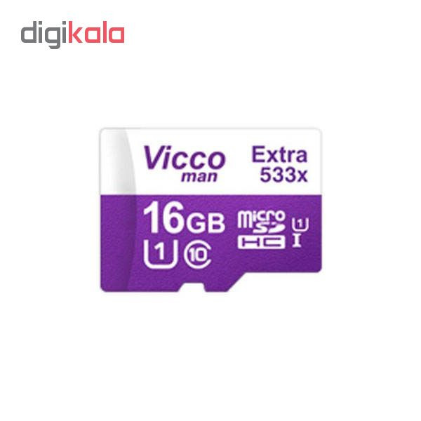 کارت حافظه microSDHC ویکومن مدل 320X کلاس 10 استاندارد UHS-I U1 سرعت 48MBps ظرفیت 16 گیگابایت