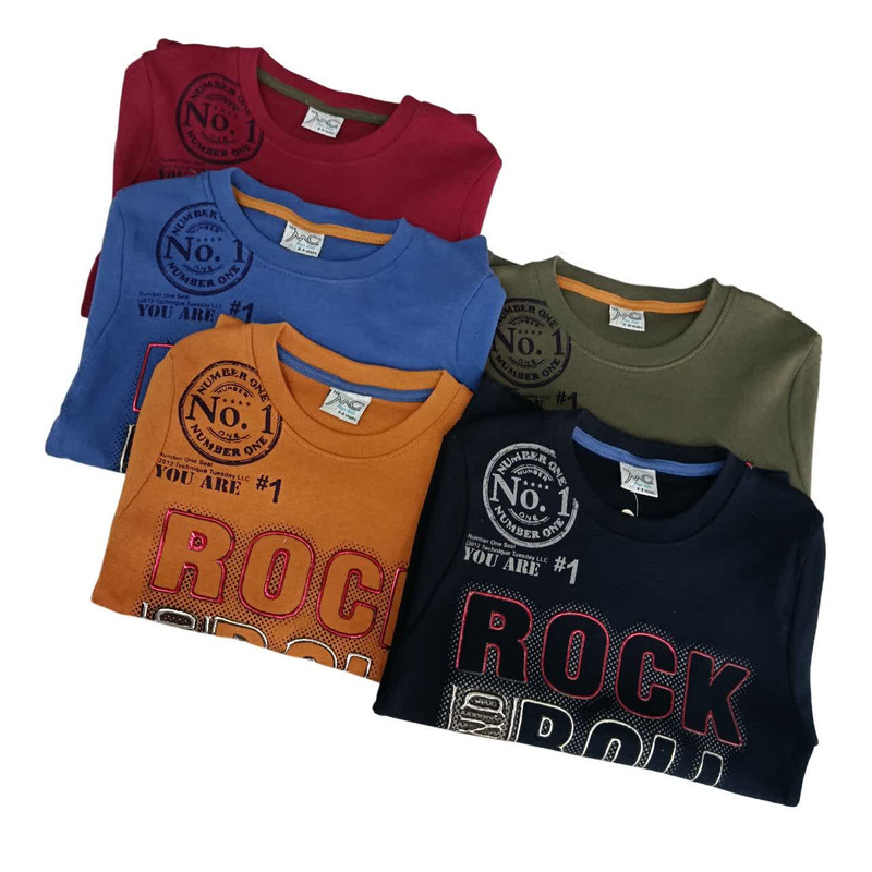 سویشرت پسرانه مدل ROCK AND ROLL
