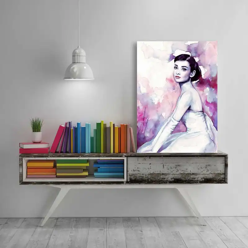 تابلو شاسی مدل آدری هپبورن Artist 0215